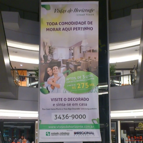 Banner para lojas em Belo Horizonte da Profix Comunicação Visual