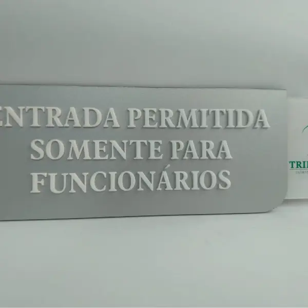 Placas informativas em Belo Horizonte da Profix Comunicação Visual